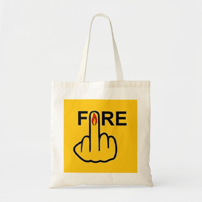 Bolsa Tote Sacudir de incêndio de pano (Frente)
