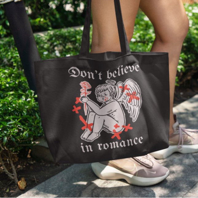 Bolsa Tote Sad Cupid (Criador carregado)
