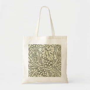 Bolsa Tote Sage Green Grapevile William Morris Pattern
