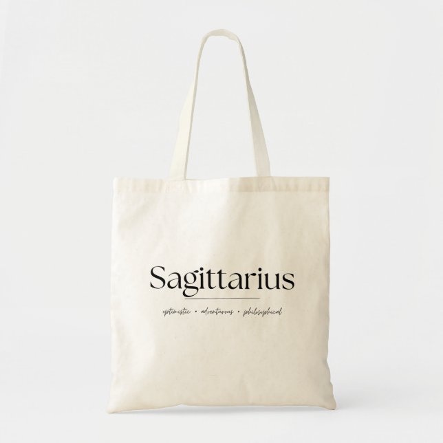 Bolsa Tote Sagitário Zodiac (Frente)