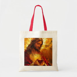 Bolsa Tote Sagrado Coração de Jesus
