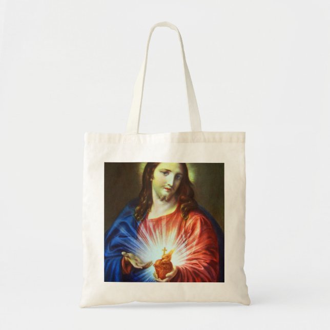 Bolsa Tote Sagrado Coração de Jesus (Frente)
