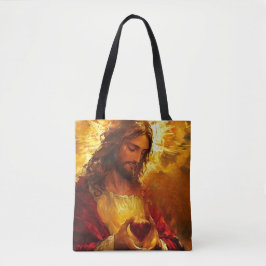 Bolsa Tote Sagrado Coração de Jesus
