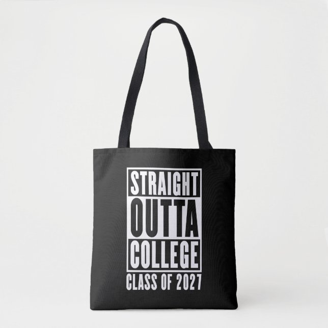 Bolsa Tote Sai Direto da Faculdade Turma de 2027 (Frente)