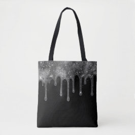 Bolsa Tote Saia com Estilo com Este Preto + Branco