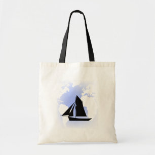 Bolsa Tote Sail World Sail Boat Tote Bag (Canvas de barco à