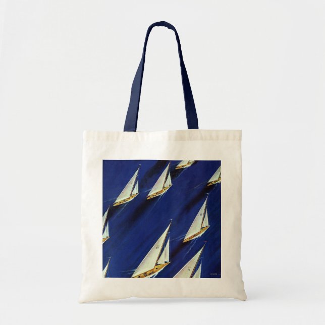 Bolsa Tote Sailboat Regatta por Ski Weld (Frente)