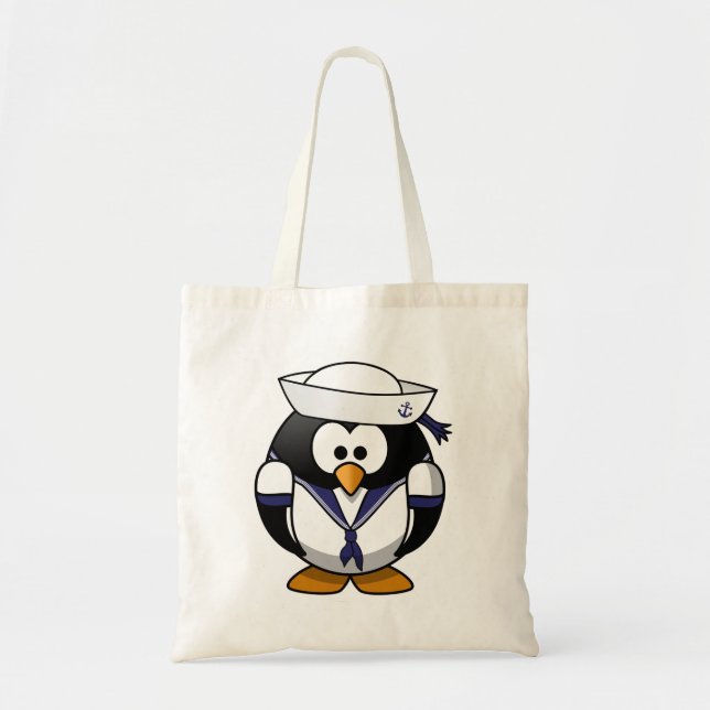 Bolsa Tote Sailor Penguin (Frente)