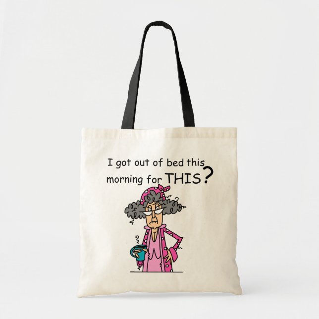 Bolsa Tote Sair do humor da cama (Frente)