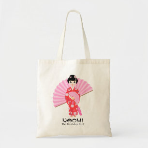 Bolsa Tote Sakura Cherry Blossom Festa de aniversário Japones