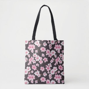 Bolsa Tote Sakura da meia-noite: Uma Sinfonia do Flor de Cere