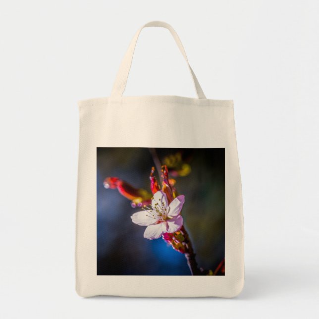 Bolsa Tote Sakura - flor de cereja japonesa (Frente)