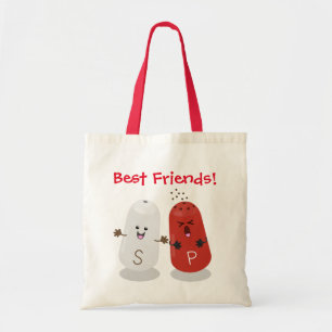 Bolsa Tote Sal kawaii e cartografia dos pimentões