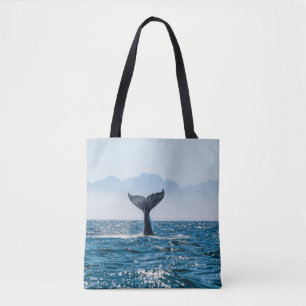 Bolsa Tote Sala De Baleia: Água Dramática.