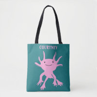 Salamandra Cor-de-Rosa Axolotl Cugado Personalizad