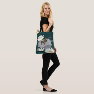 Bolsa Tote Salamandra-de-fogo do Lago da Meia-Noite