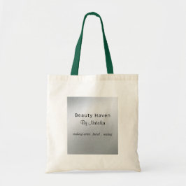 Bolsa Tote Salão da Bela Prateada de Glamor