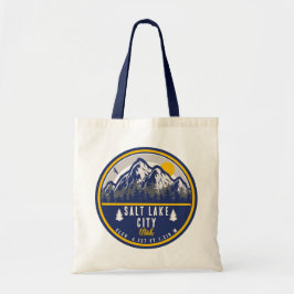 Bolsa Tote Salt Lake City Utah Ski Souvenir Retro Vintage 80s