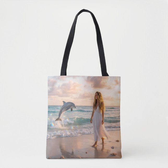 Bolsa Tote Salto Alegre do Golfinho (Frente)
