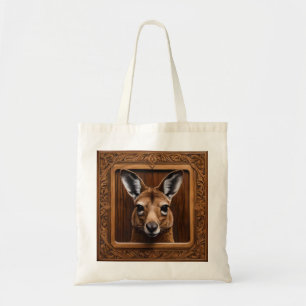 Bolsa Tote "Salto da Natureza: Um Impressão de madeira de can