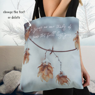 Bolsa Tote Saltos Secos Garland no Fundo de Neve