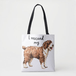 Bolsa Tote Salvamento do Cão de Água Espanhol