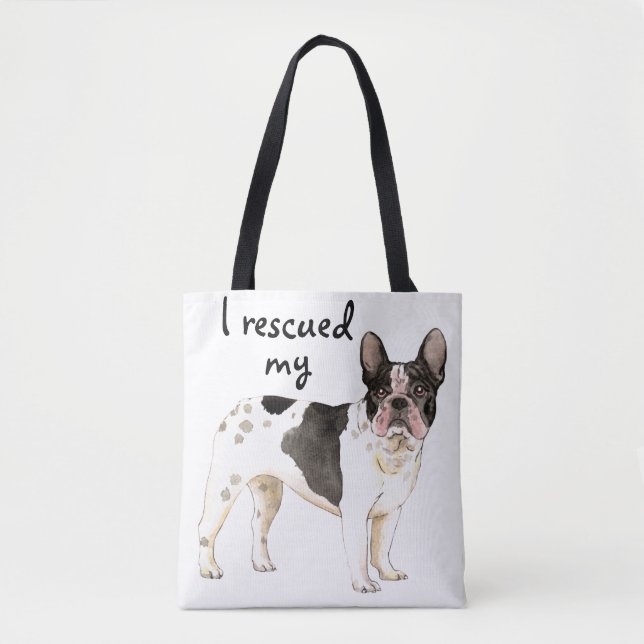 Bolsa Tote Salvamento Frenchie (Frente)