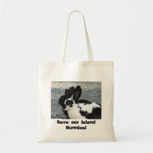 Bolsa Tote Salvar nossa sacola dos coelhos da ilha
