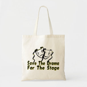 Bolsa Tote Salvar o drama para o palco