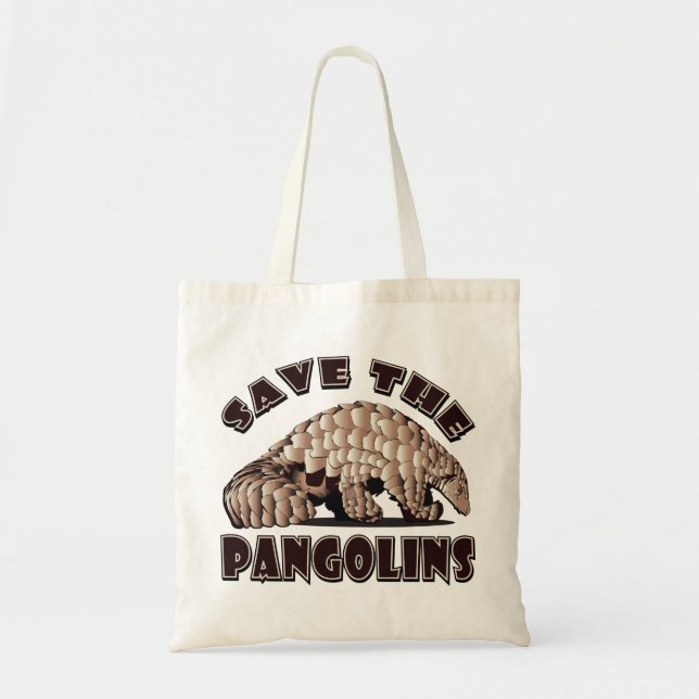 Bolsa Tote Salvar-O-Pangolim (Frente)