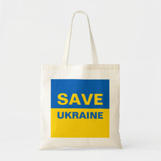 Bolsa Tote Salvar o pavilhão ucraniano da Ucrânia