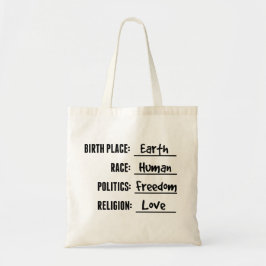 BOLSA TOTE SALVAR O SACO DE TOTE DA TERRA