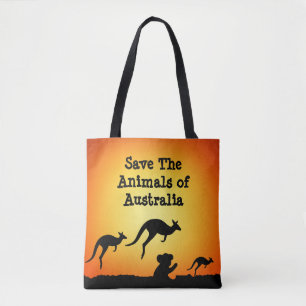 Bolsa Tote Salvar os animais da Austrália