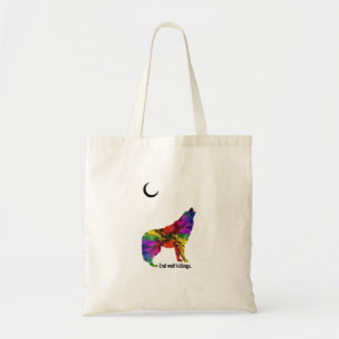 Bolsa Tote Salvar os lobos