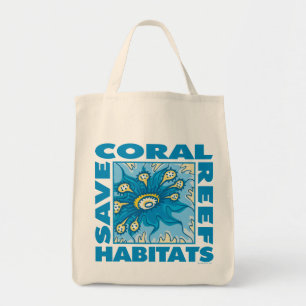 Bolsa Tote Salvar recifes de coral