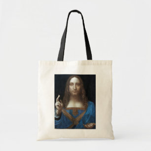Bolsa Tote Salvator Mundi, Cristo de Jesus, Leonardo da Vinci