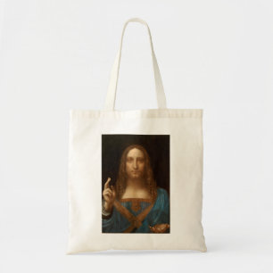 Bolsa Tote Salvator Mundi (por Leonardo da Vinci)