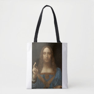 Bolsa Tote Salvator Mundi por Leonardo da Vinci