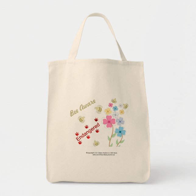 Bolsa Tote Salve as abelhas (Frente)