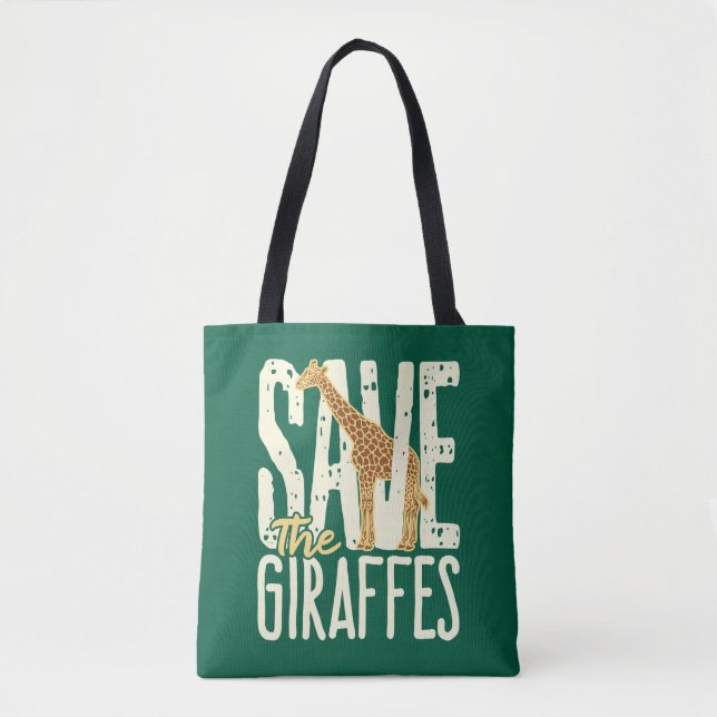 Bolsa Tote Salve as Girafas Girafa Lover (Frente)