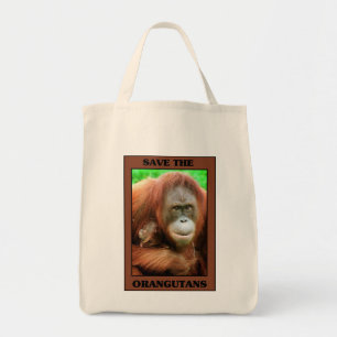 Bolsa Tote Salve os Orangutanos