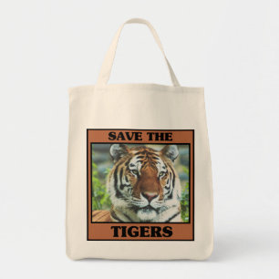 Bolsa Tote Salve os Tigres
