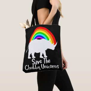 Bolsa Tote Salve Os Unicórnios Chubby
