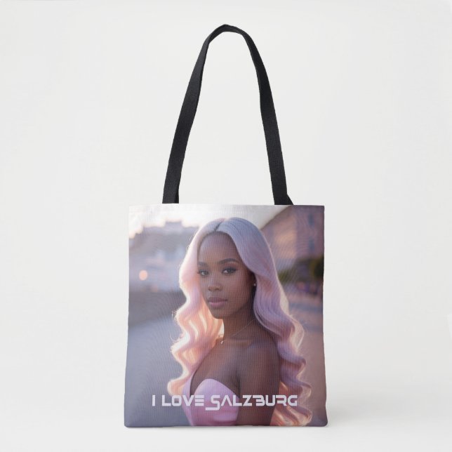 BOLSA TOTE SALZBURG - AUSTRIA - I LOVE SALZBURG (Frente)