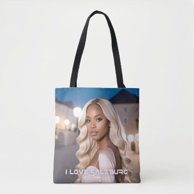 BOLSA TOTE SALZBURGO - EU AMO SALZBURGO (Frente)
