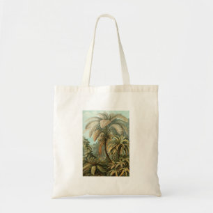 Bolsa Tote Samambaia Palmeira Antiga Arte Botânica de Samamba