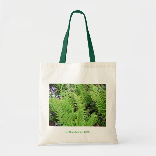 Bolsa Tote Samambaias Feathery (Frente)