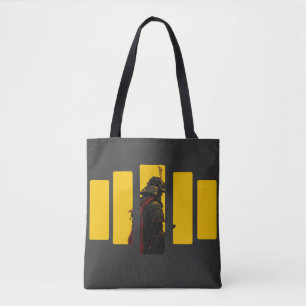 Bolsa Tote Samurai Cibernético Guerreiro Japonês Arte Bushido