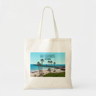 Bolsa Tote San Clemente Pier Beach California Vintage