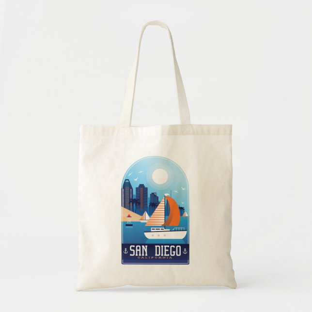 Bolsa Tote San Diego California (Frente)